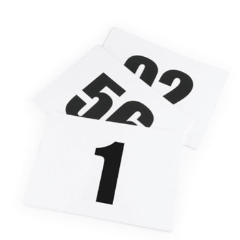 Competition Numbers to Match Number Bib