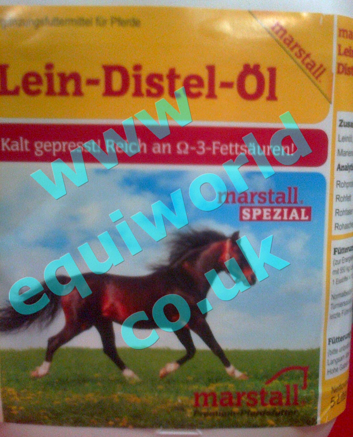 Marstall Lein-Distel-Öl - Linseed and milk thistle oil